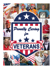 Proudly Caring for Veterans - Print-Ready Sign - Option 4
