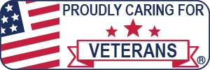 Proudly Caring for Veterans Web Badge