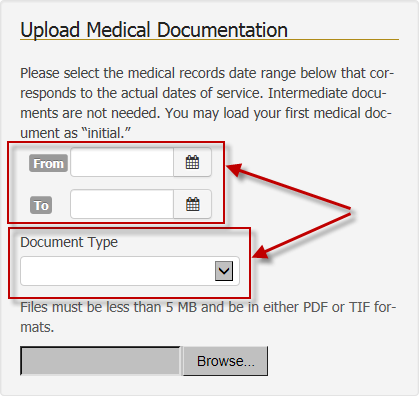 Uploading Choice Medical Documents to Portal