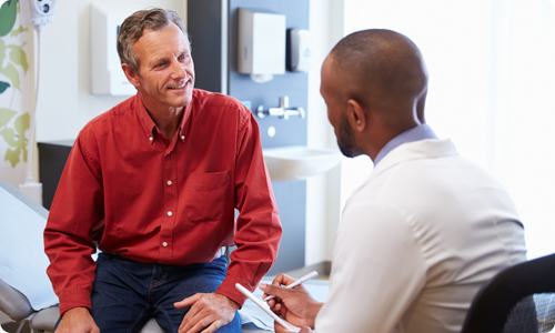 Doctor providing care to Veteran patient